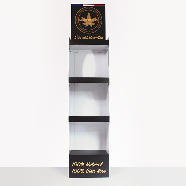 PLV étagère - smilepack.fr - impression, packaging sur mesure et emballage personnalisé