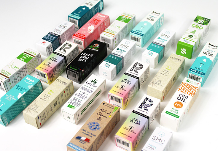 Packaging CBD personnalisé sur Smilepack.fr - smilepack.fr - impression, packaging sur mesure et emballage personnalisé