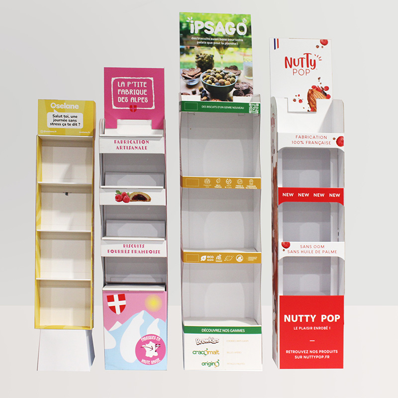 catégorie PLV étagères - smilepack.fr - impression, packaging sur mesure et emballage personnalisé