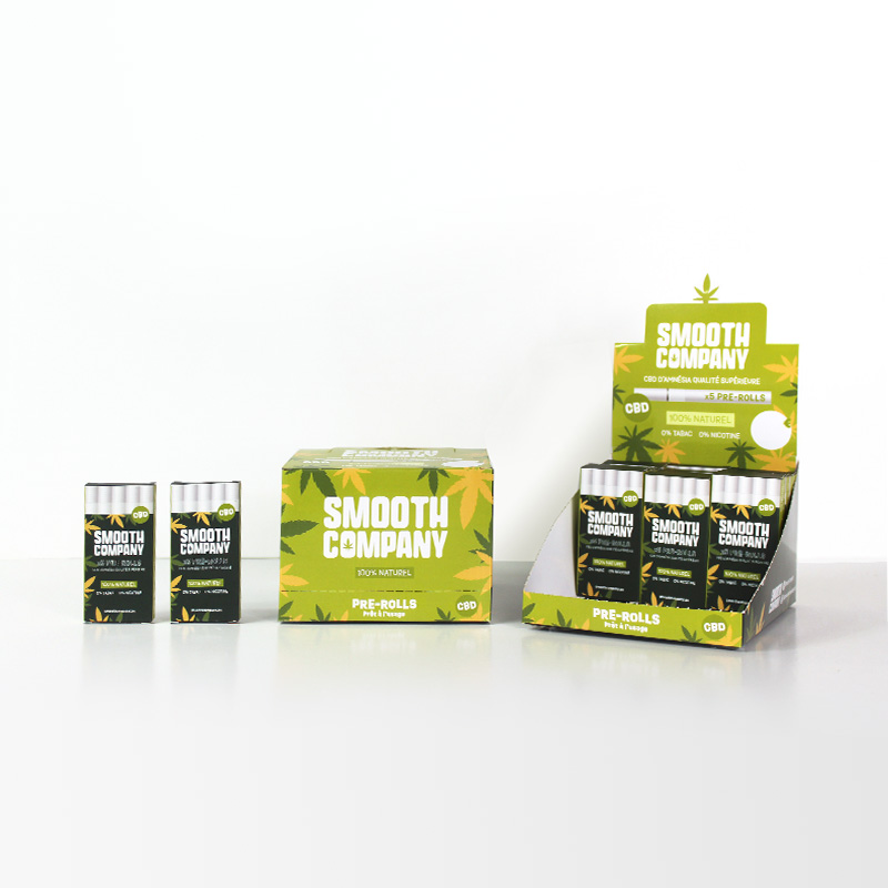 Univers CBD et e-cigarette - smilepack.fr - impression, packaging sur mesure et emballage personnalisé