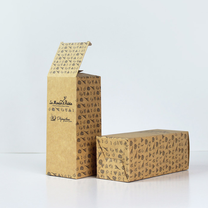Boîte carton fond semi-auto (A5520) sur-mesure personnalisable - smilepack.fr - impression, packaging sur mesure et emballage personnalisé