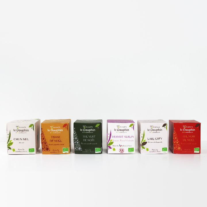 étui sachet de thé sur-mesure