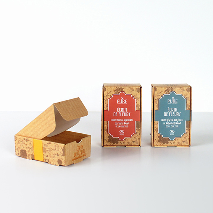 Emballage sur-mesure pour savons - smilepack.fr - impression, packaging sur mesure et emballage personnalisé